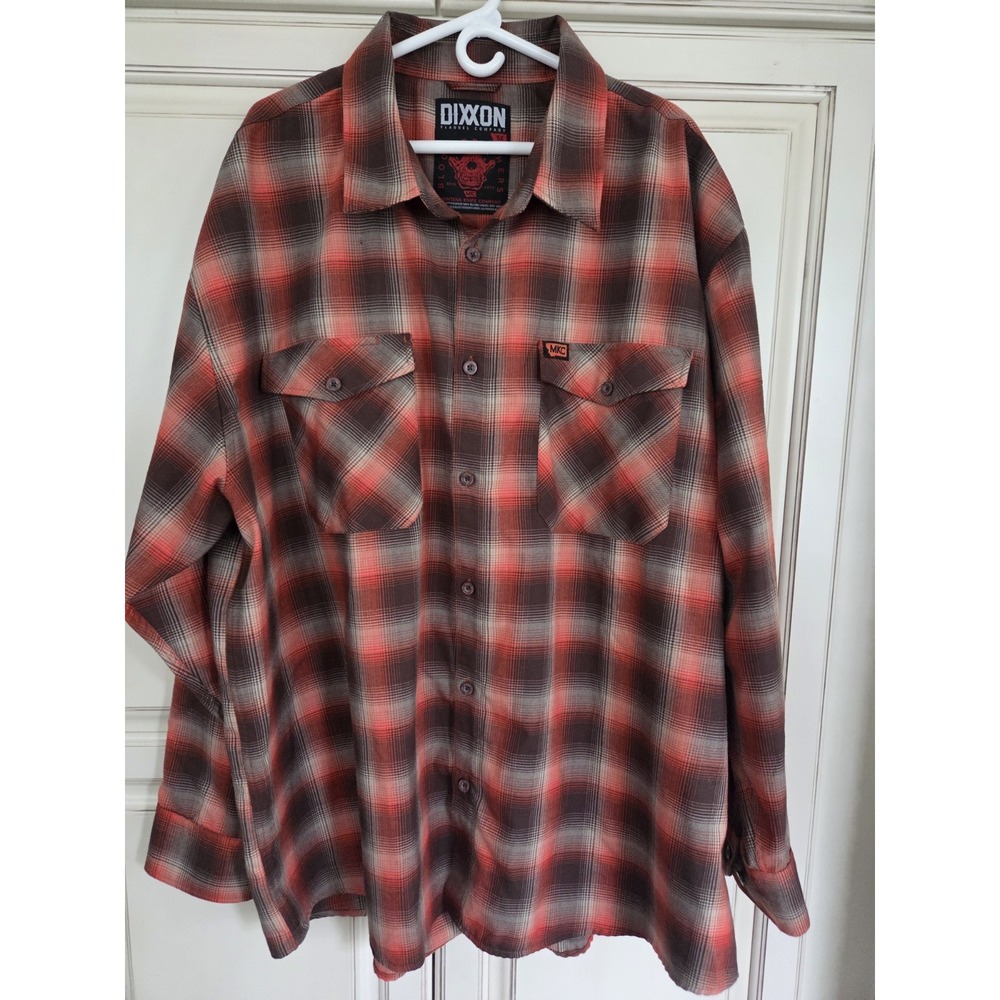 Dixxon Blood Brothers Flannel Shirt Men's 5x Montana Knife Co Plaid